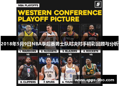 2018年5月9日NBA季后赛勇士队对决对手精彩回顾与分析